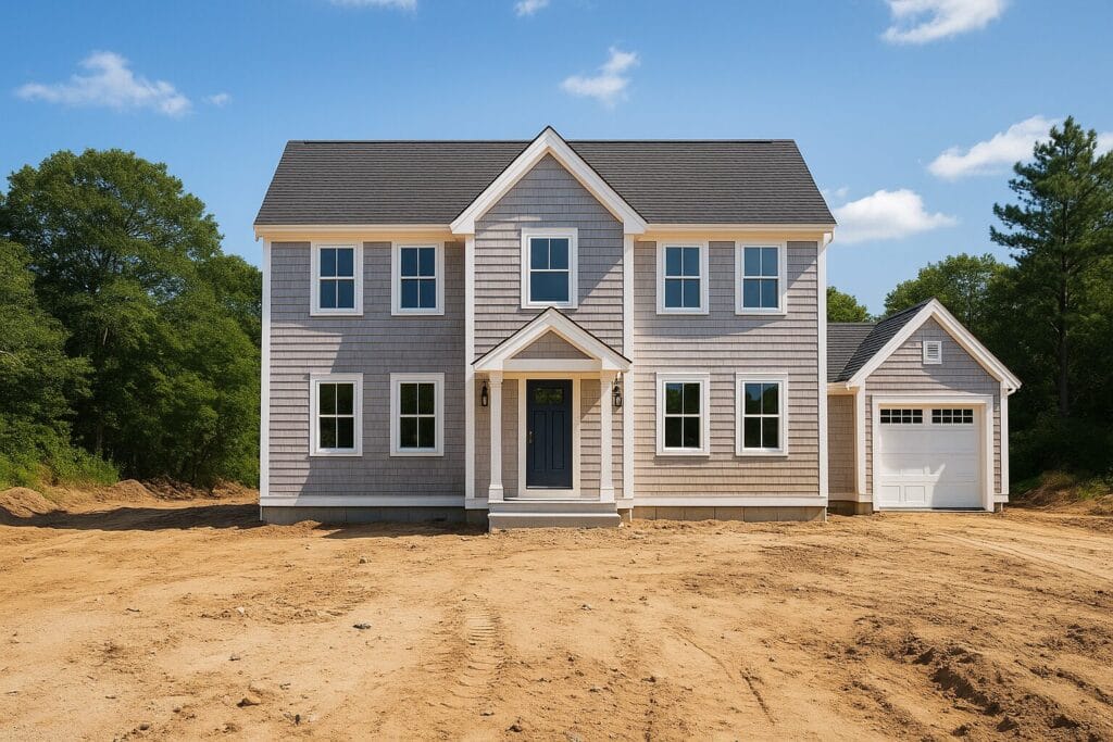 Cape Cod construction cost 2025 custom home exterior example